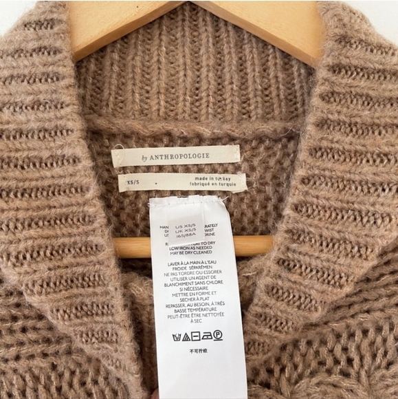ANTHROPOLOGIE | Rosamund Cable Knit Poncho Sweater - Picture 7 of 9